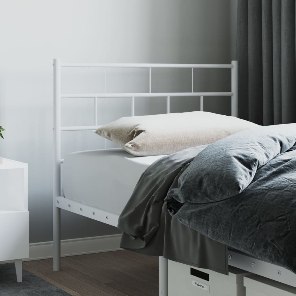 Tête de Lit en Métal Noir Industriel 160 Cm-Blanc-1-80 cm-La-Fabrique-Industrielle
