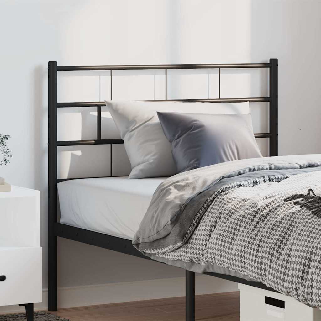 Tête de Lit en Métal Noir Industriel 160 Cm-Noir-1-100 cm-La-Fabrique-Industrielle