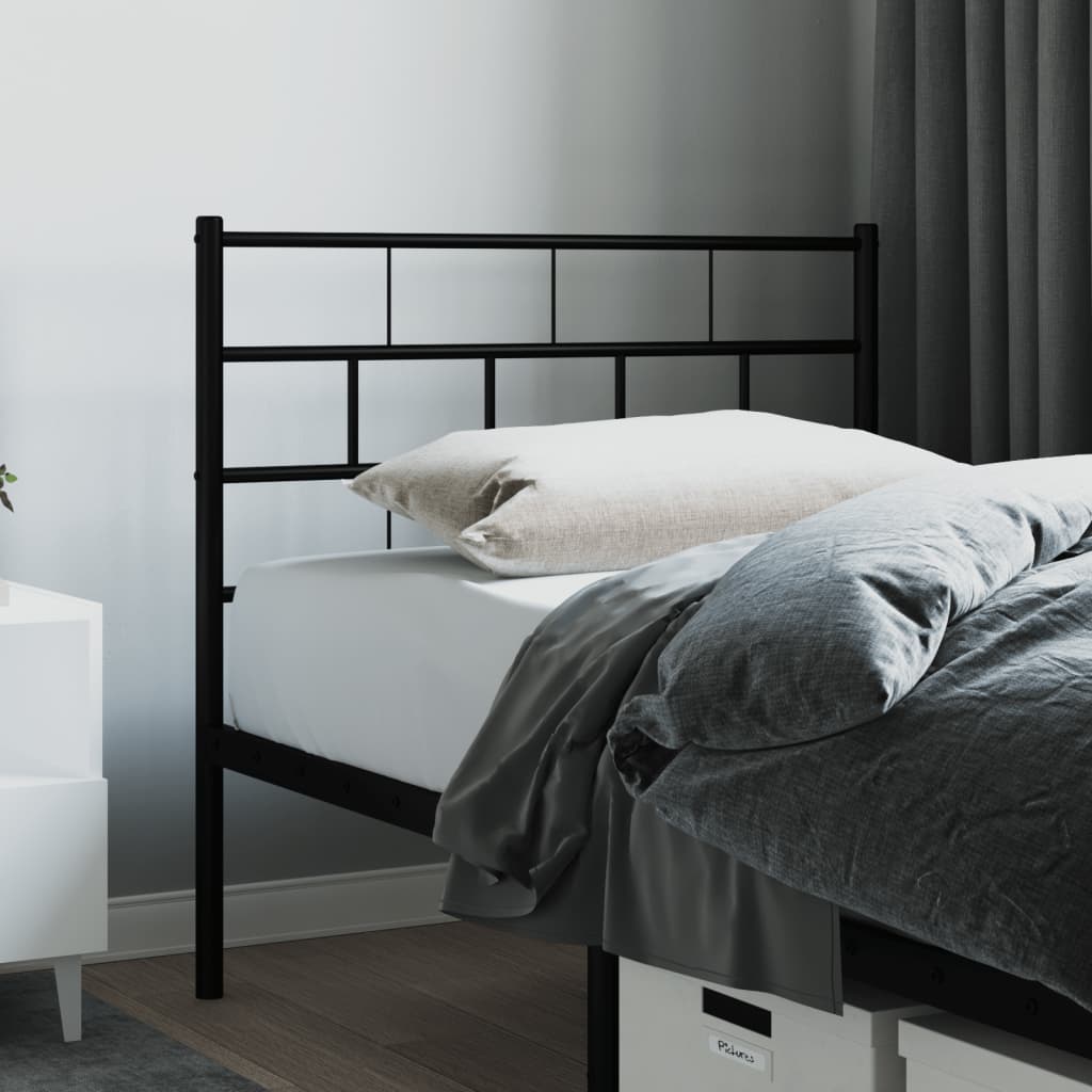 Tête de Lit en Métal Noir Industriel 160 Cm-Noir-1-107 cm-La-Fabrique-Industrielle