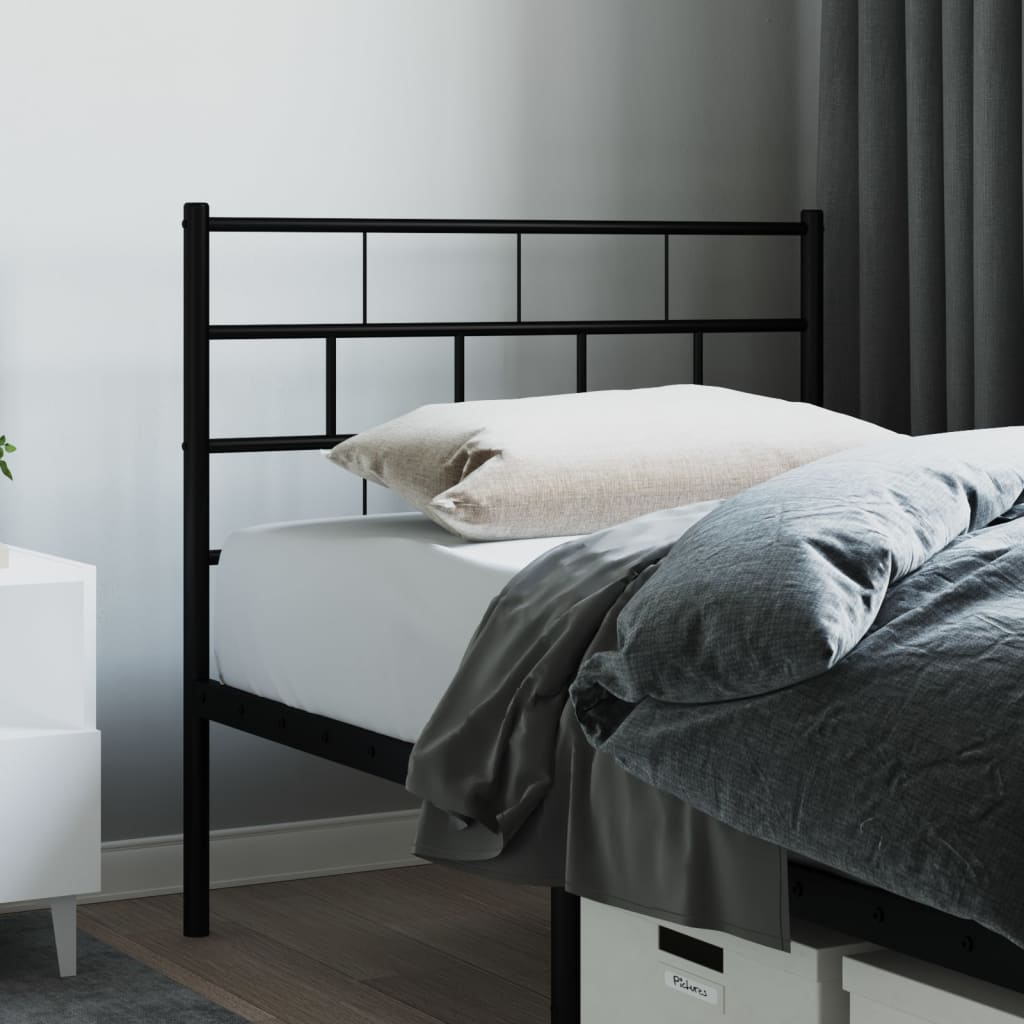 Tête de Lit en Métal Noir Industriel 160 Cm-Noir-1-80 cm-La-Fabrique-Industrielle