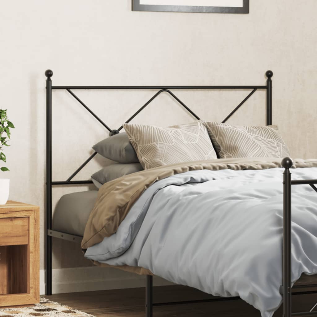 Tête de Lit en Métal Noir pour Meuble Industriel-Noir-1-100 cm-La-Fabrique-Industrielle