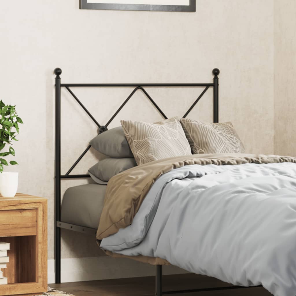 Tête de Lit en Métal Noir pour Meuble Industriel-Noir-1-75cm-La-Fabrique-Industrielle