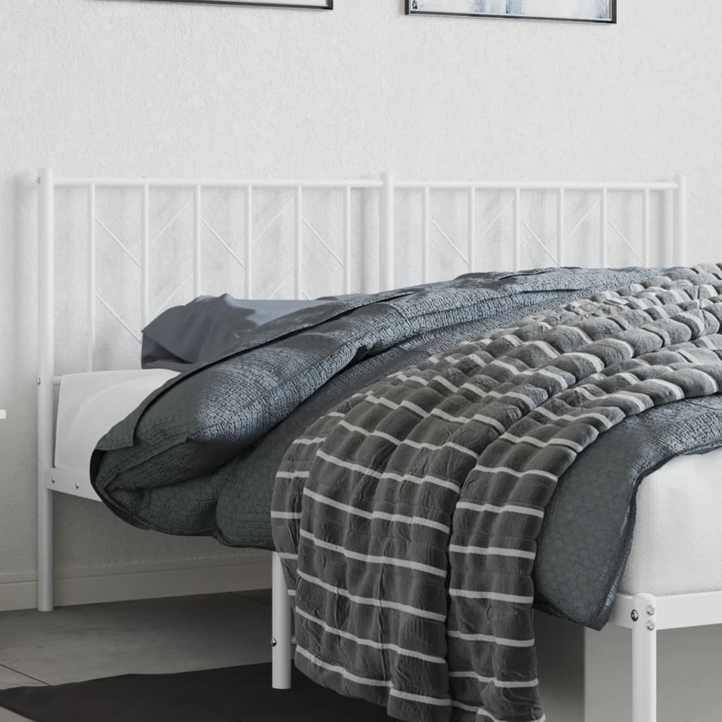 Tête de Lit en Métal au Style Industriel 140 Cm-Blanc-1-160 cm-La-Fabrique-Industrielle
