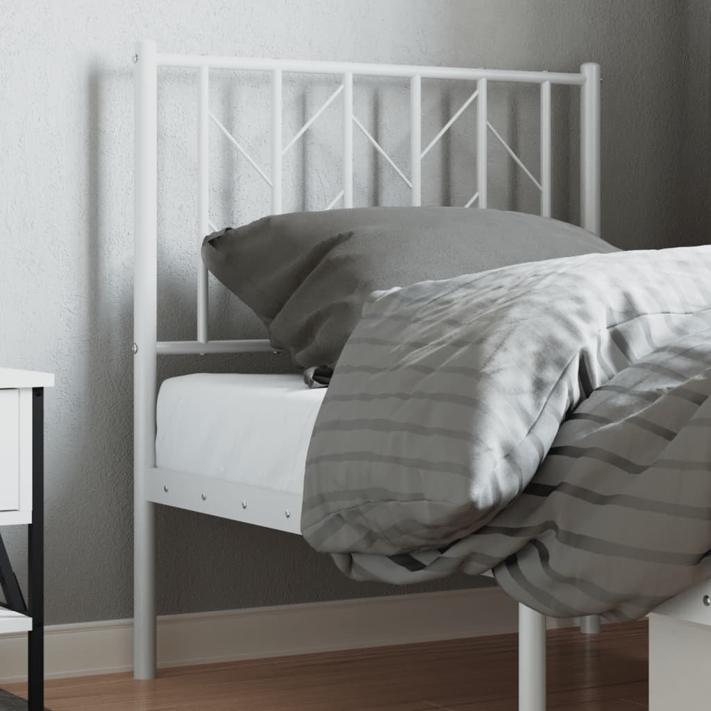 Tête de Lit en Métal au Style Industriel 140 Cm-Blanc-1-75 cm-La-Fabrique-Industrielle