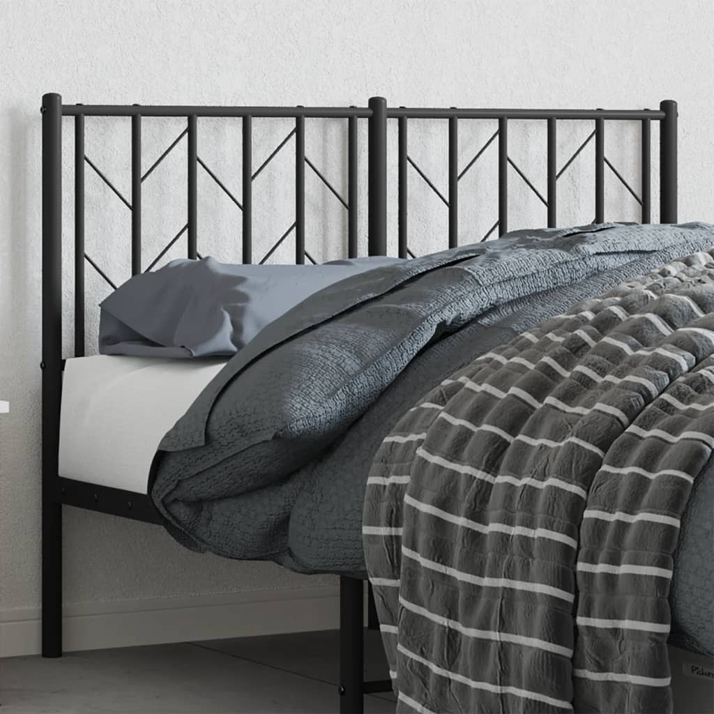 Tête de Lit en Métal au Style Industriel 140 Cm-Noir-1-120 cm-La-Fabrique-Industrielle