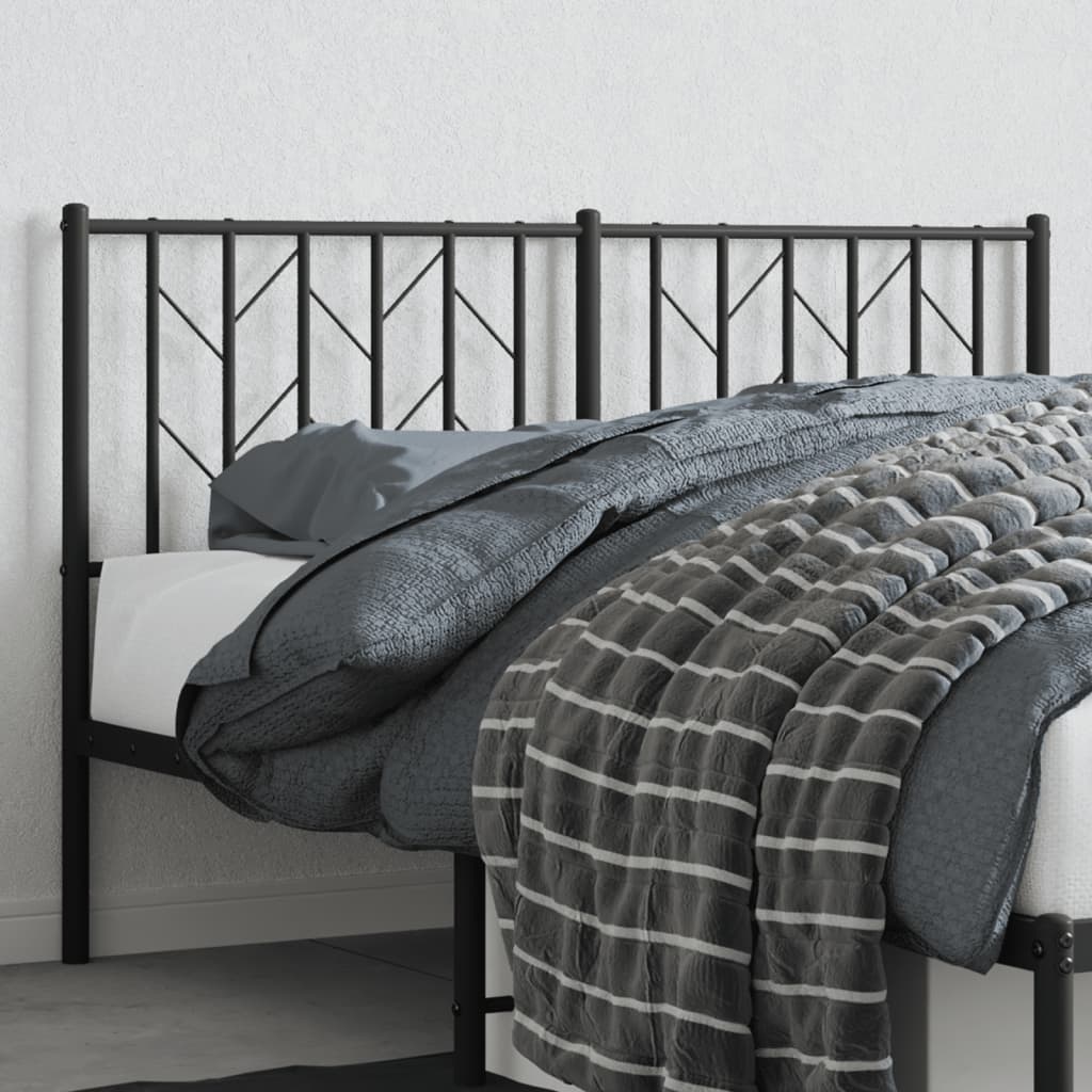 Tête de Lit en Métal au Style Industriel 140 Cm-Noir-1-140 cm-La-Fabrique-Industrielle