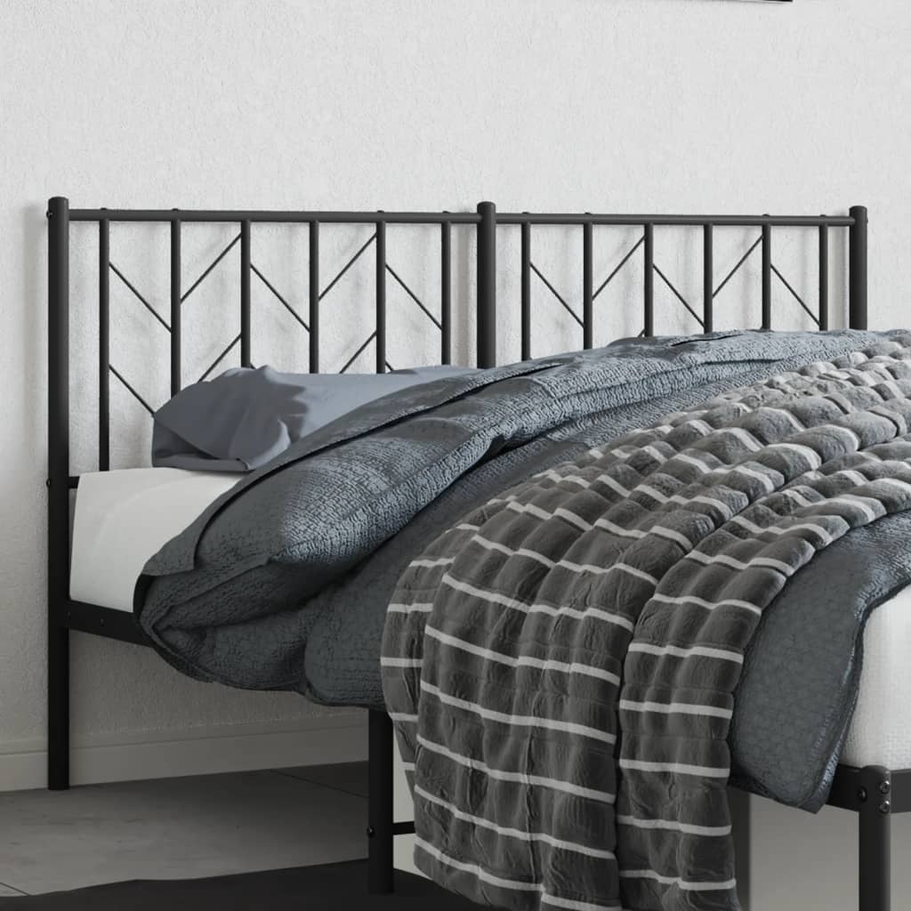 Tête de Lit en Métal au Style Industriel 140 Cm-Noir-1-150 cm-La-Fabrique-Industrielle