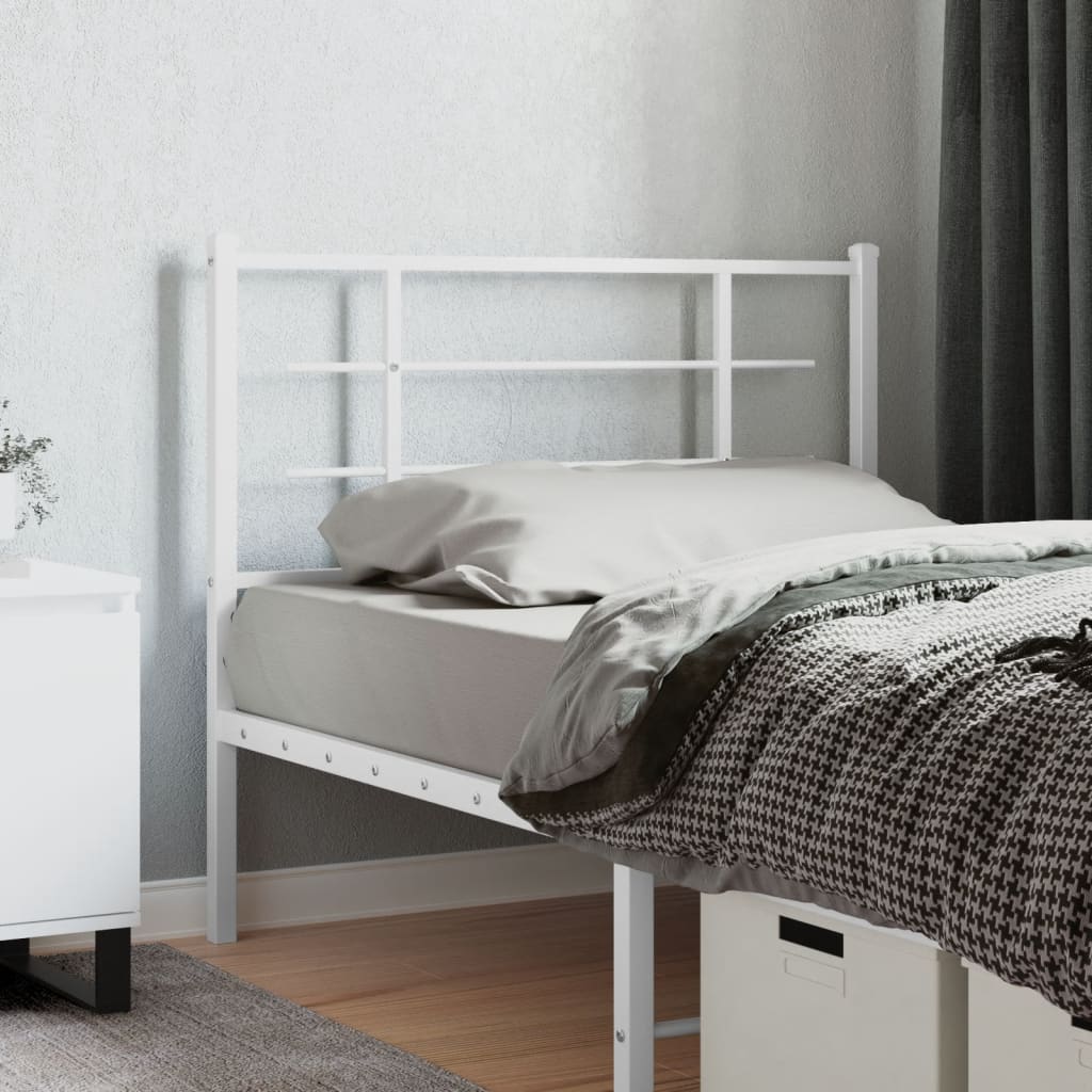 Tête de Lit en Métal au Style Industriel-Blanc-1-107 cm-La-Fabrique-Industrielle