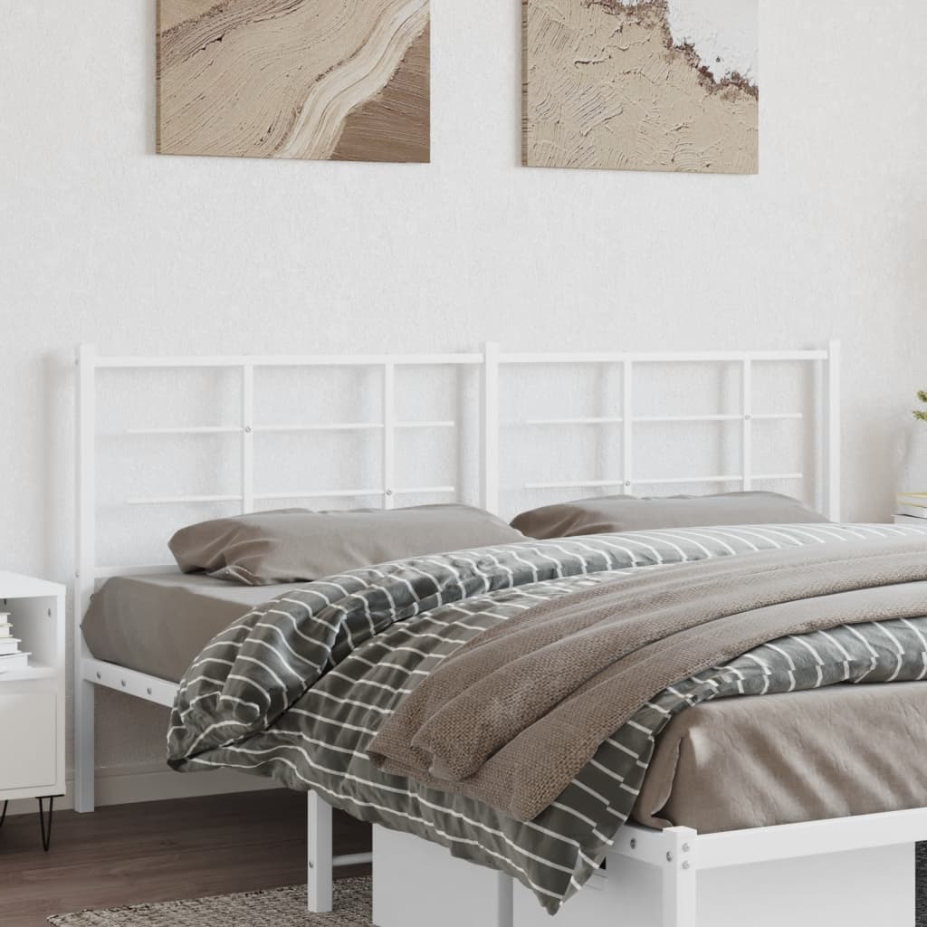 Tête de Lit en Métal au Style Industriel-Blanc-1-193 cm-La-Fabrique-Industrielle