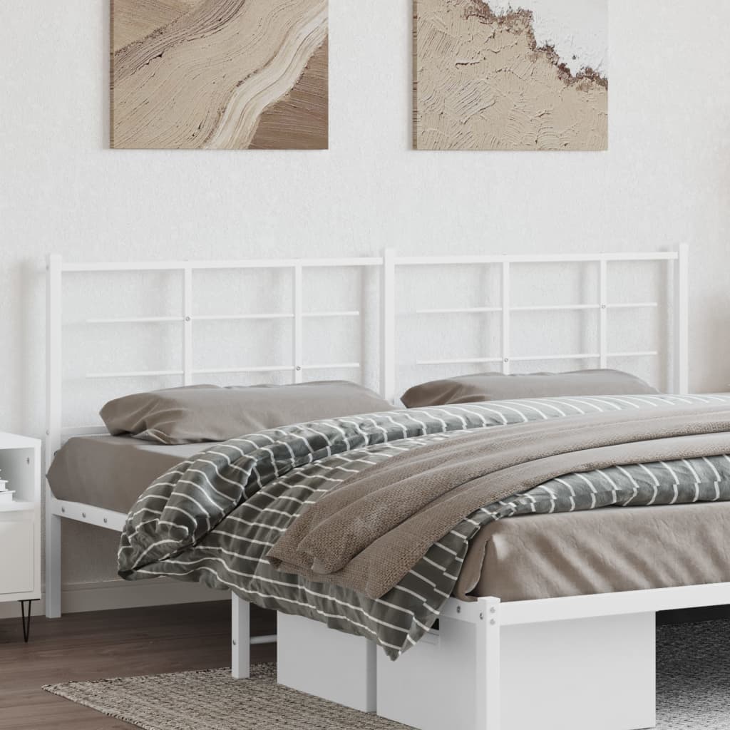 Tête de Lit en Métal au Style Industriel-Blanc-1-200 cm-La-Fabrique-Industrielle