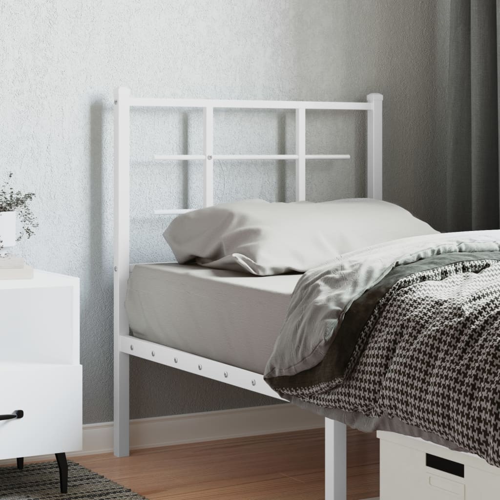 Tête de Lit en Métal au Style Industriel-Blanc-1-80 cm-La-Fabrique-Industrielle