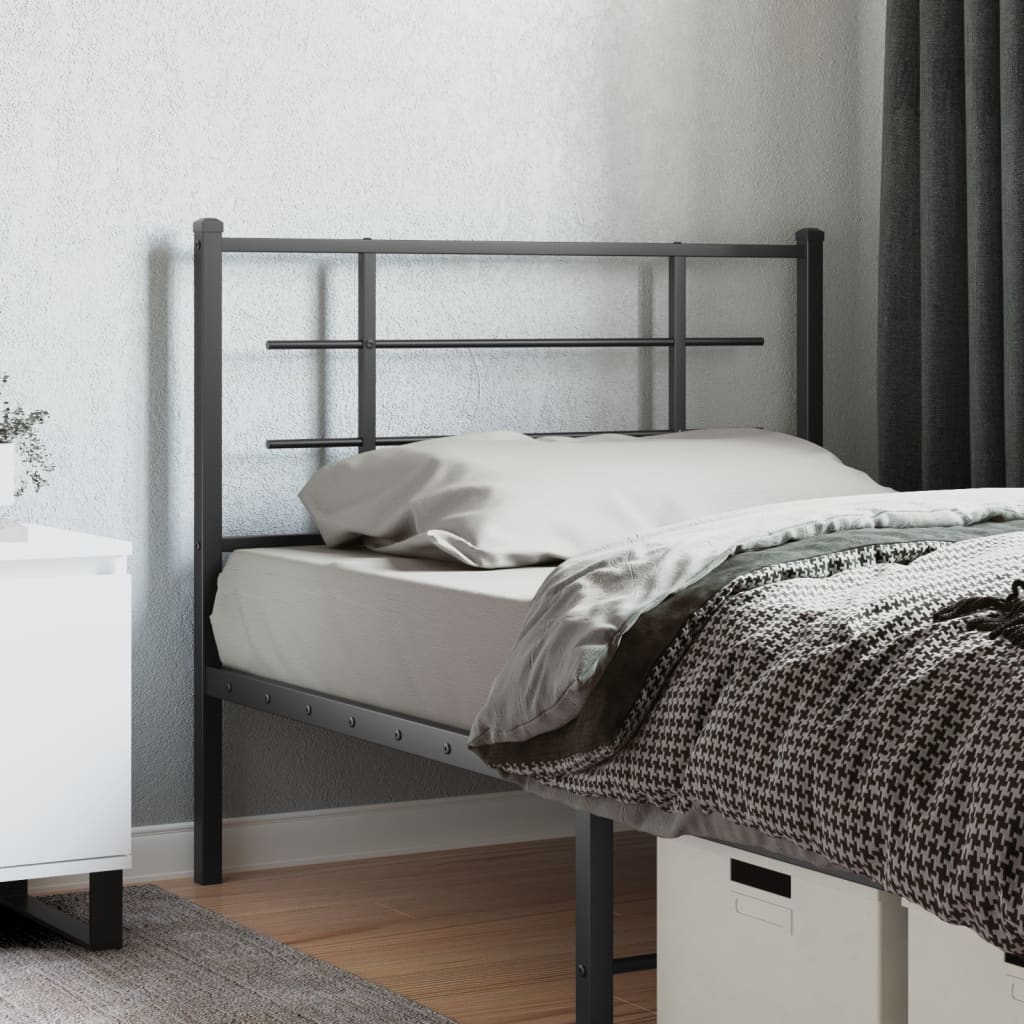 Tête de Lit en Métal au Style Industriel-Noir-1-107 cm-La-Fabrique-Industrielle