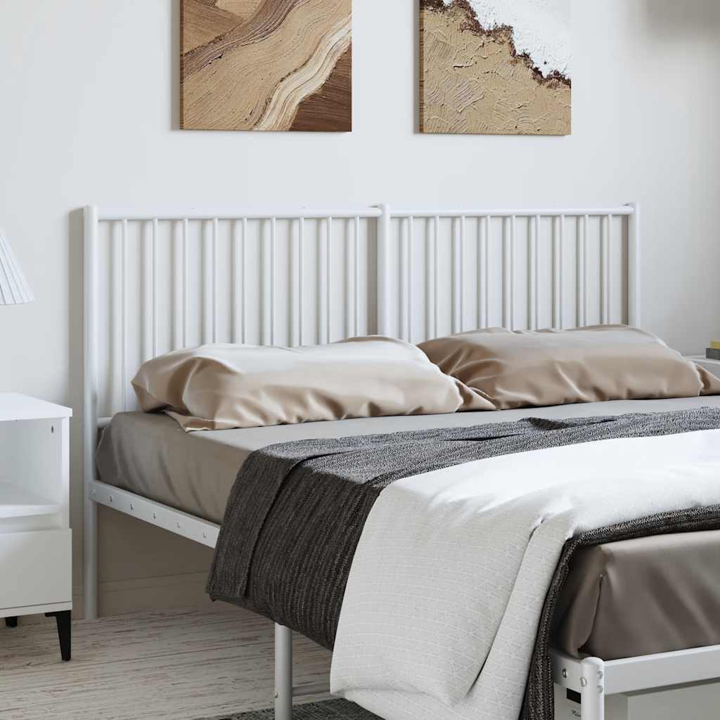 Tête de Lit et Pieds en Métal Indus-Blanc-1-135 cm-La-Fabrique-Industrielle