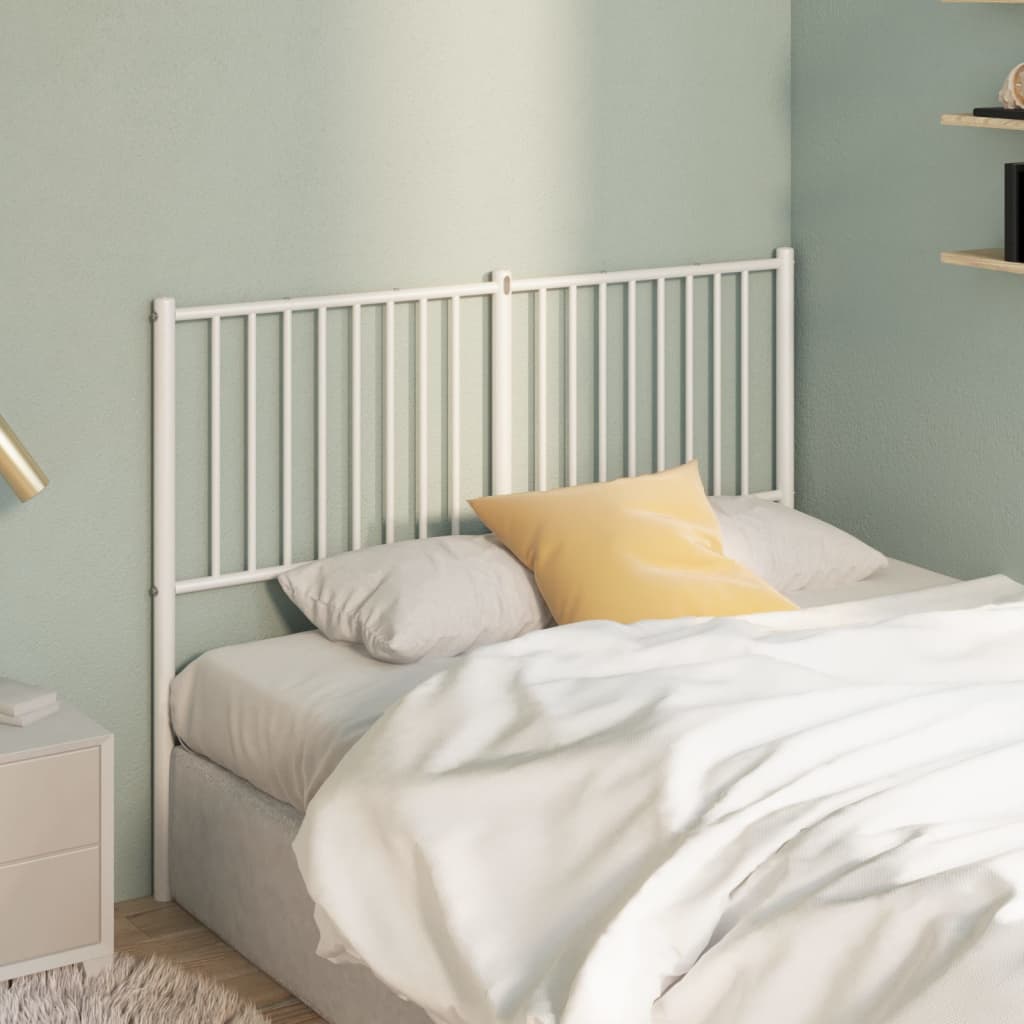 Tête de Lit et Pieds en Métal Indus-Blanc-1-140 cm-La-Fabrique-Industrielle