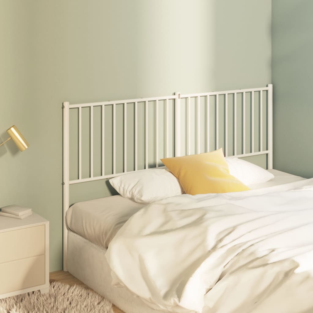 Tête de Lit et Pieds en Métal Indus-Blanc-1-160 cm-La-Fabrique-Industrielle