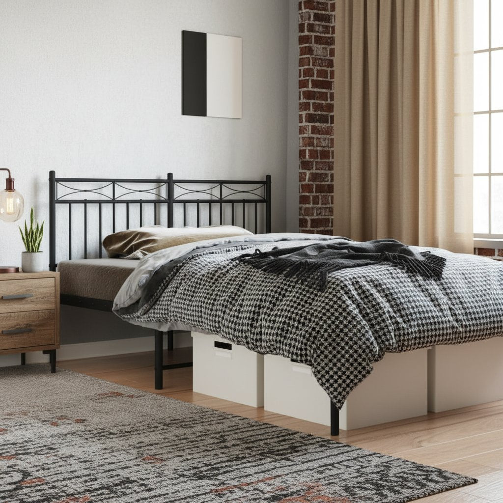 Tête de Lit Industrielle en Métal 140 cm