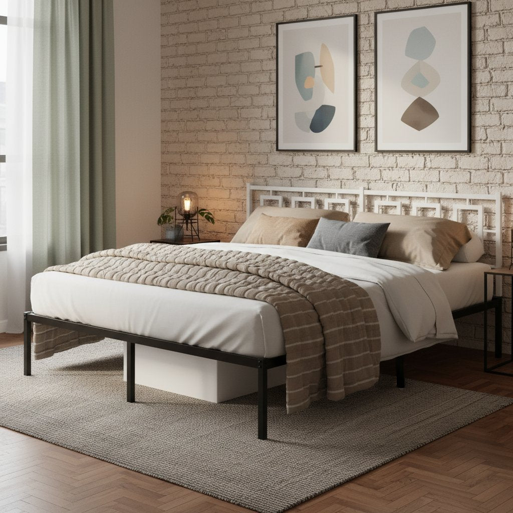 Tête de Lit Industrielle en Métal design