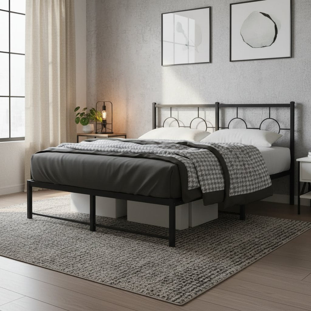 Tête de Lit en Métal Design Industriel