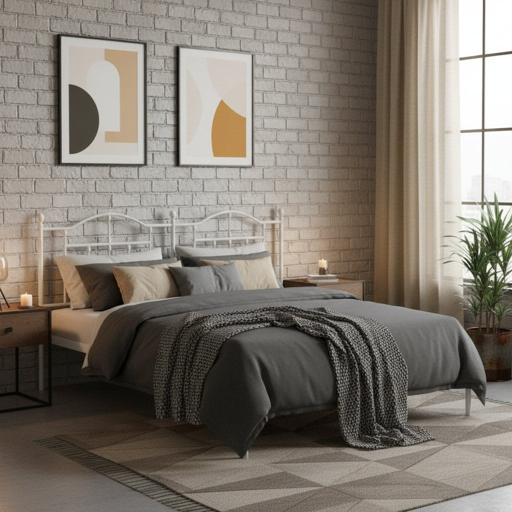 Tête de Lit en Métal Industriel 160 Cm