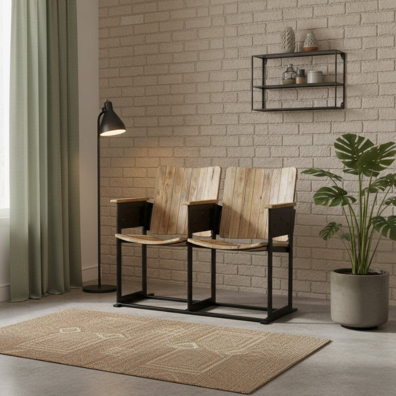 banc-bois-industriel-assise