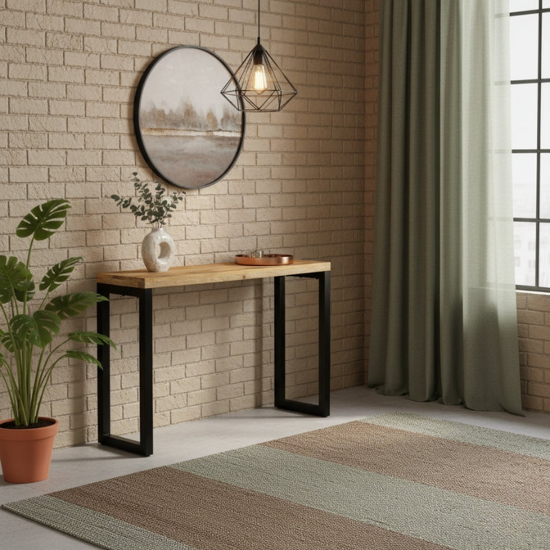 console-bois-scandinave-indus