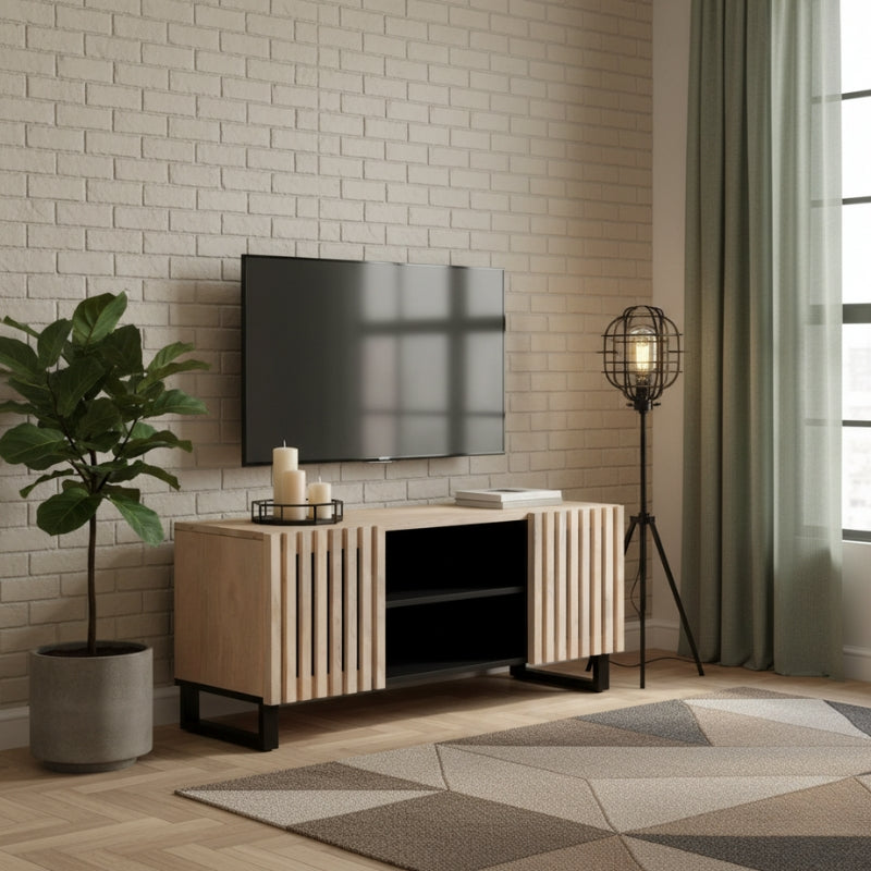 meuble-tv-bois-latte-deco