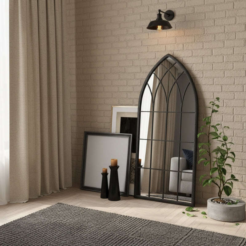 miroir-cadre-metal-noir-indus