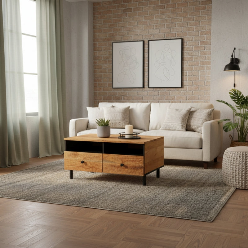 table-basse-acier-bois-design-style-indus