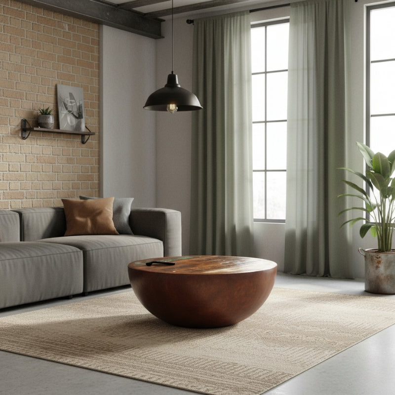 table-basse-bol-style-indus