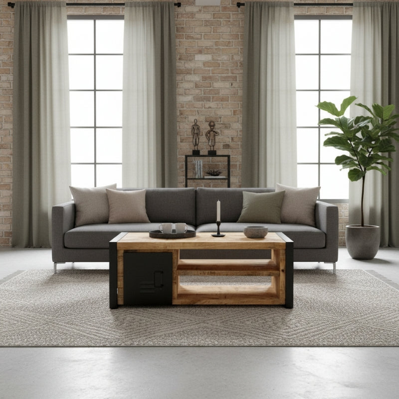 table-basse-effet-industriel-bois-metal