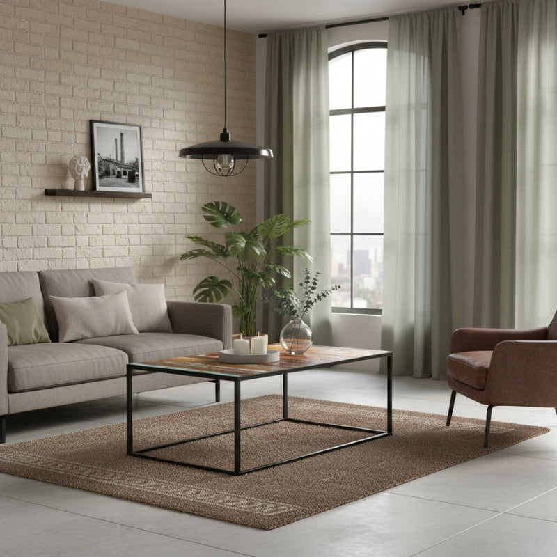 table-basse-en-bois-et-acier-style-indus