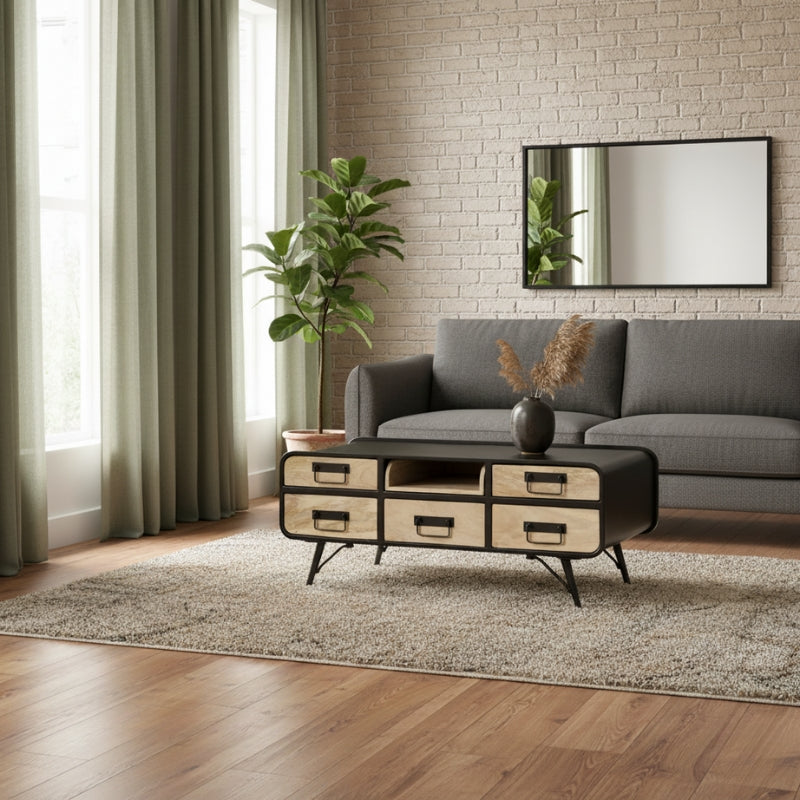 table-basse-manguier-metal-style-indus