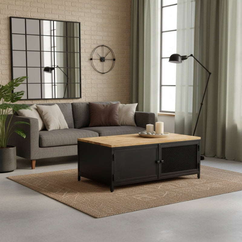 table-basse-metal-noir-rectangulaire-style-indus