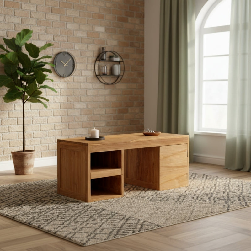 table-basse-teck-massif-style-indus