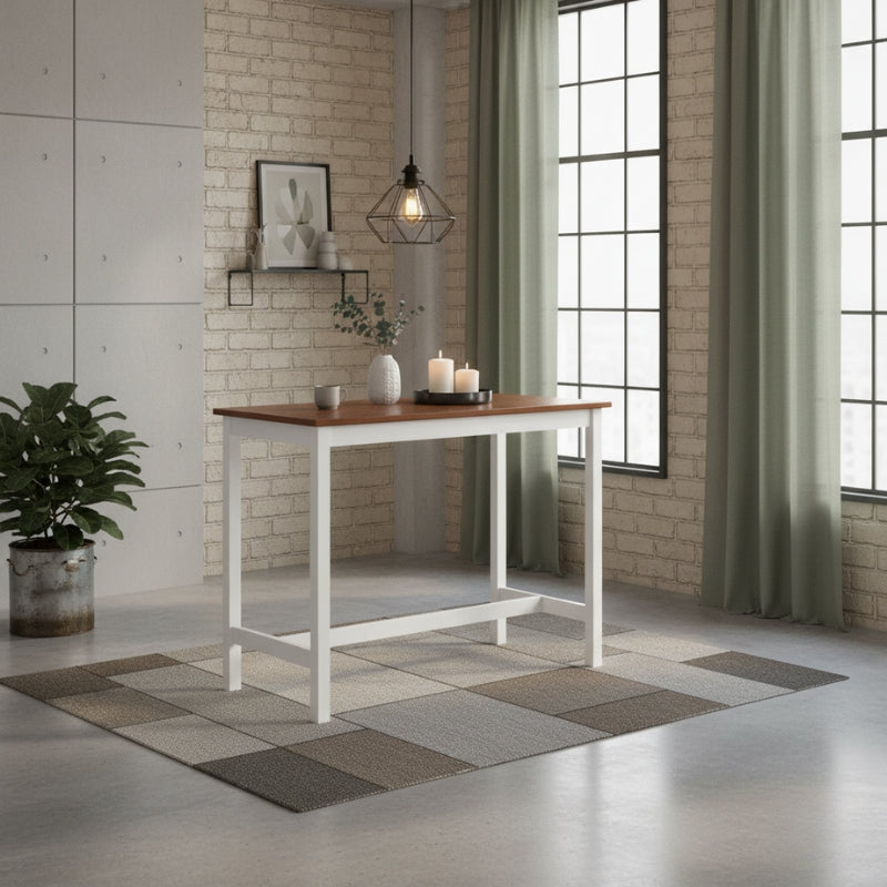 table-de-bar-blanche-indus